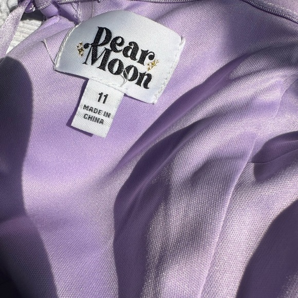 Elegant Purple Strapless Dress - Picture 7 of 10